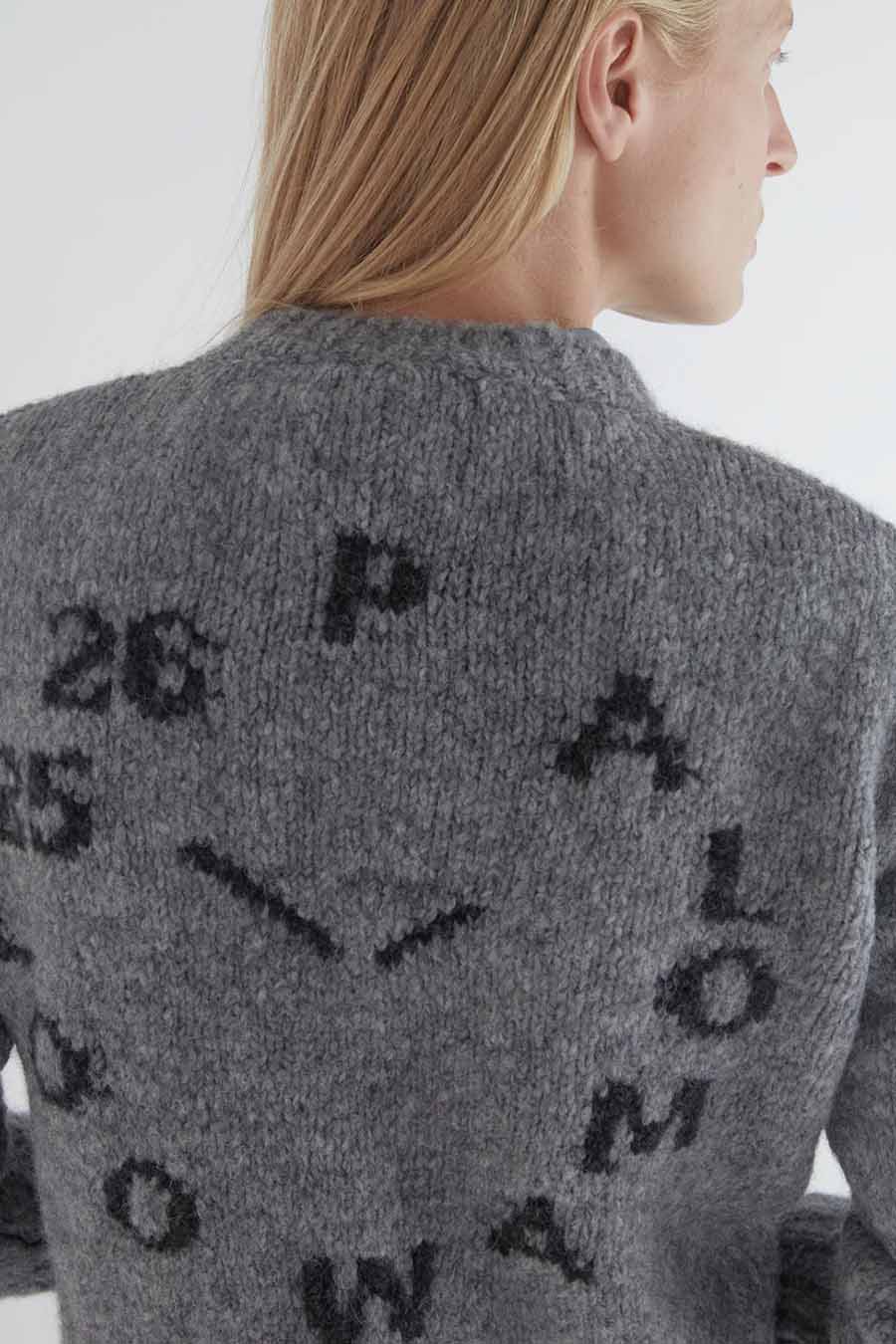 PALOMA WOOL - PULL CLOCK GRIS - LE LABO STORE