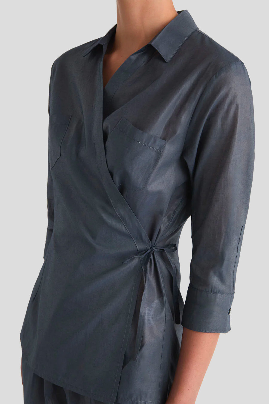 PALOMA WOOL - CHEMISE RICER BLEU MARINE - LE LABO STORE
