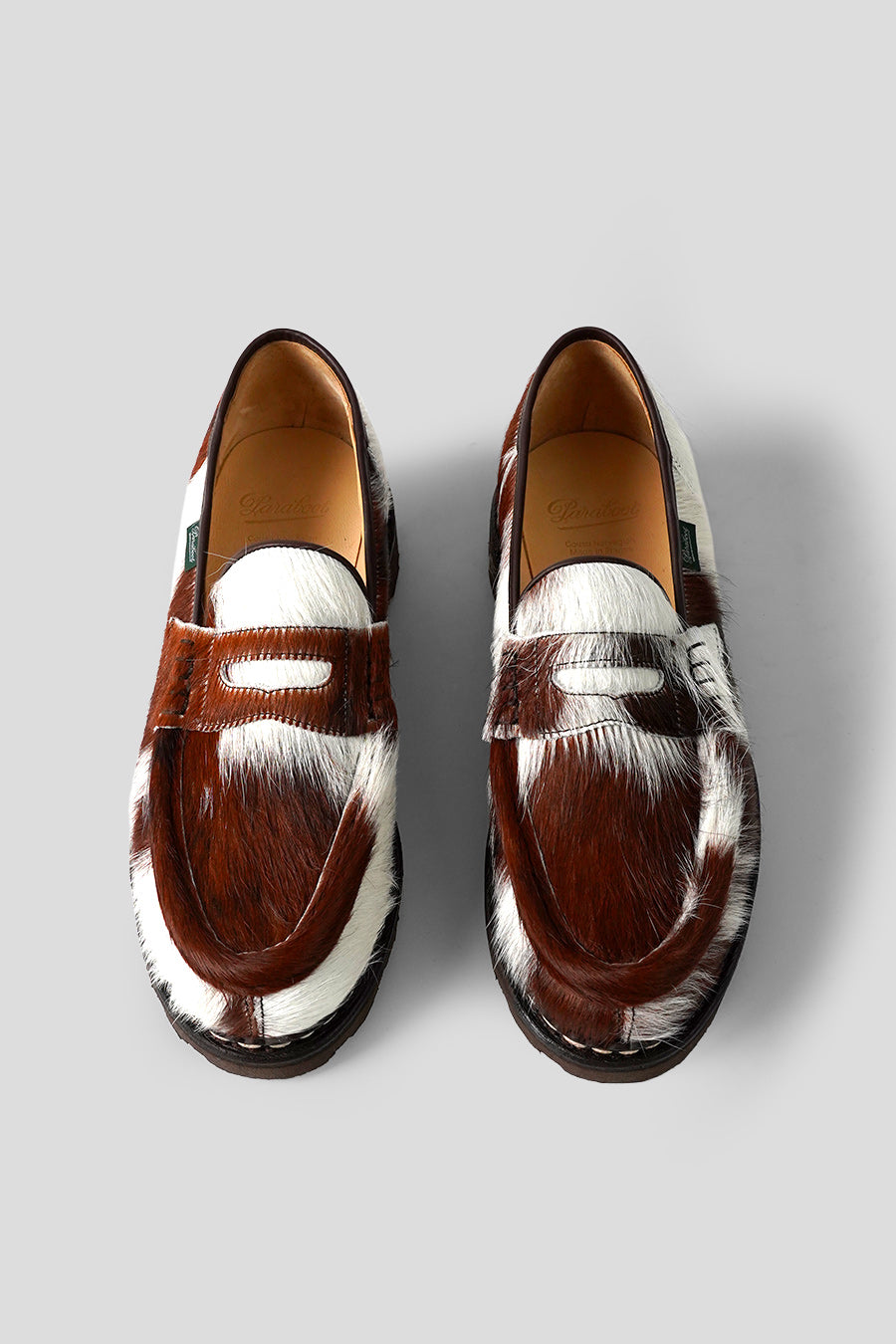 Paraboot - MOCASSINS REIMS MARRON POILS VACHE - LE LABO STORE