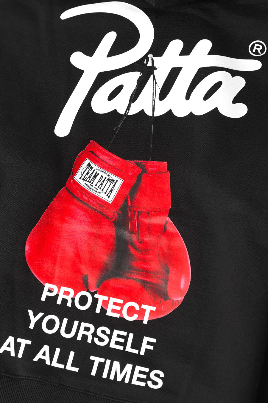 Patta - HOODIE PROTECT YOURSELF NOIR - LE LABO STORE