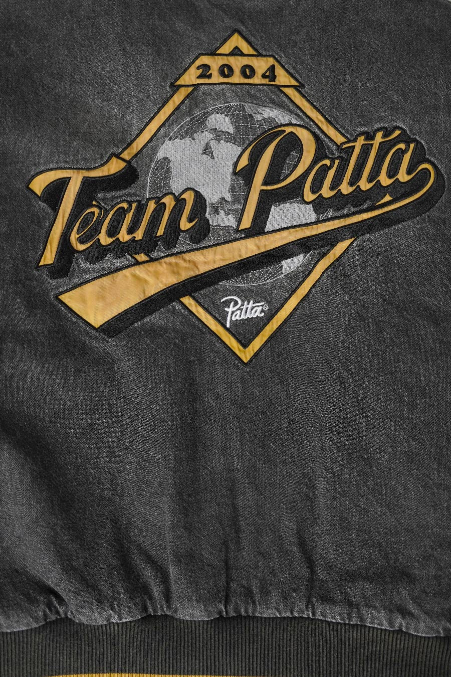 Patta - GREY HOMERUN DENIM VARSITY JACKET - LE LABO STORE