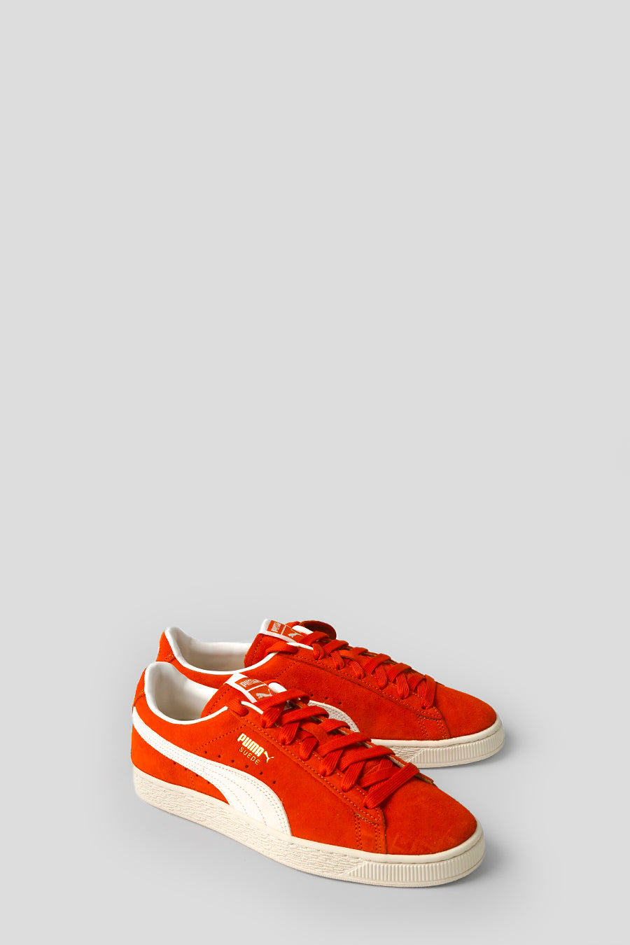 PUMA - SNEAKERS SUEDE CHARLES F. STEAD IV ORANGE GLO ET WHITE - LE LABO STORE