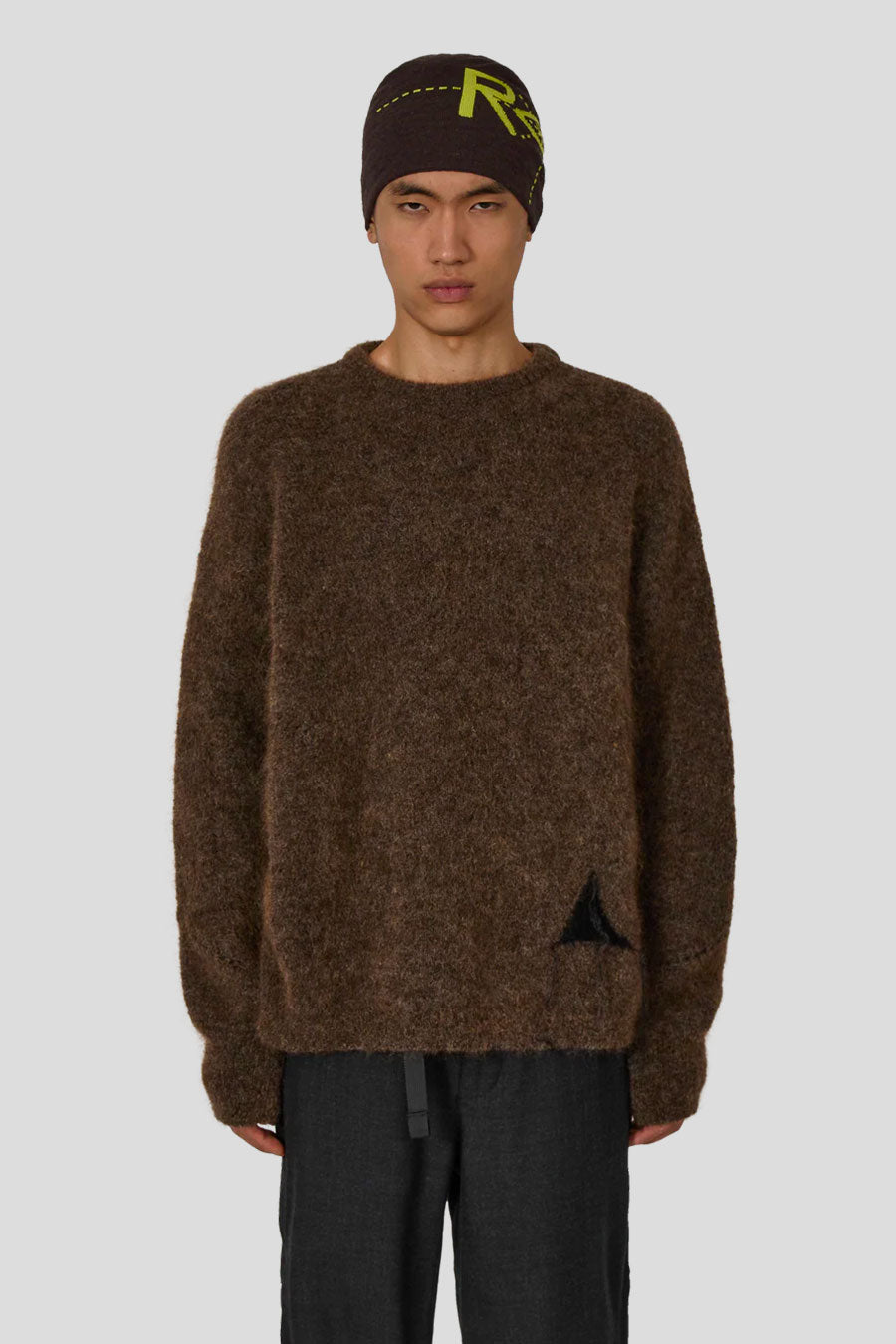 ROA HIKING - PULL MOHAIR DROPSTITCH MARRON - LE LABO STORE