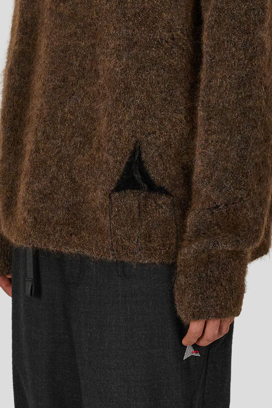 ROA HIKING - PULL MOHAIR DROPSTITCH MARRON - LE LABO STORE