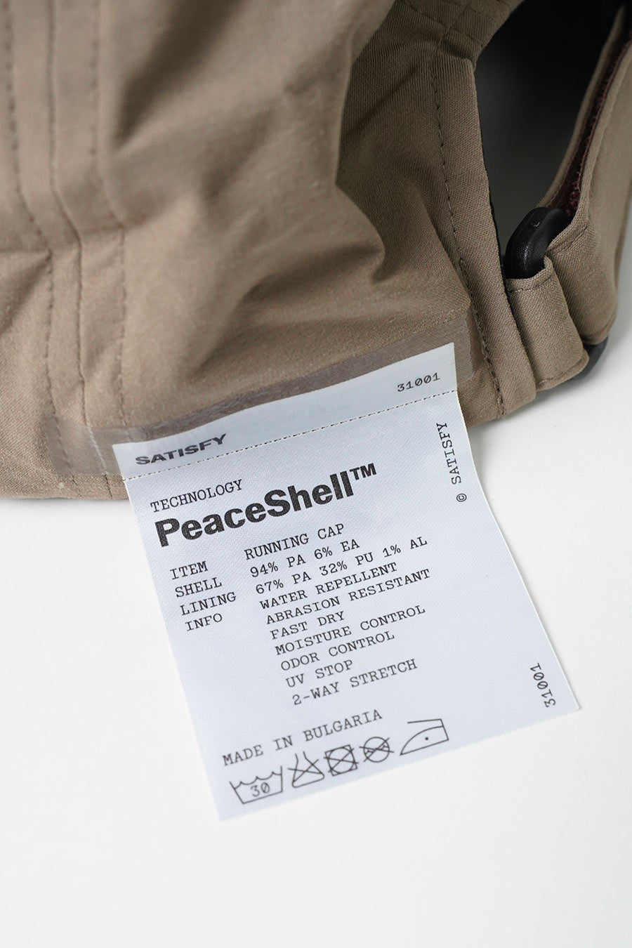SATISFY - CASQUETTE PEACESHELL FOSSIL - LE LABO STORE