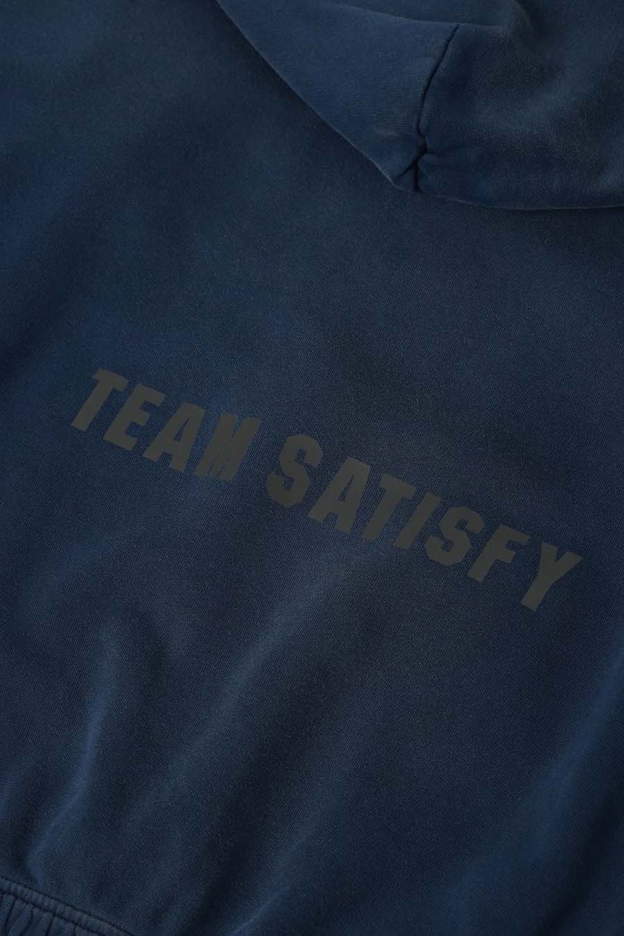 SATISFY - SUN BLEACHED INDIGO SOFTCELL HOODIE - LE LABO STORE