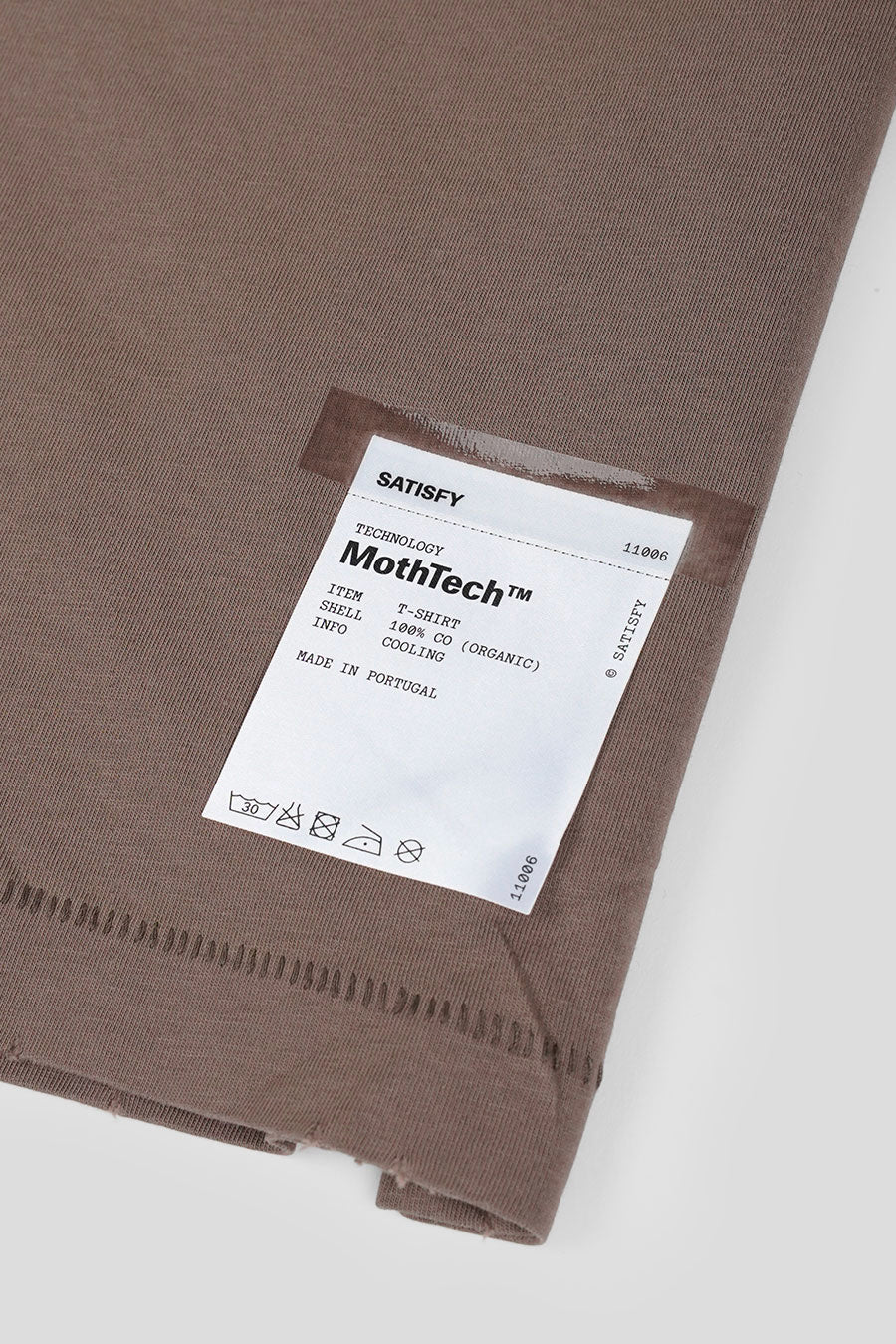 SATISFY - T-SHIRT MOTH TECH MARRON - LE LABO STORE