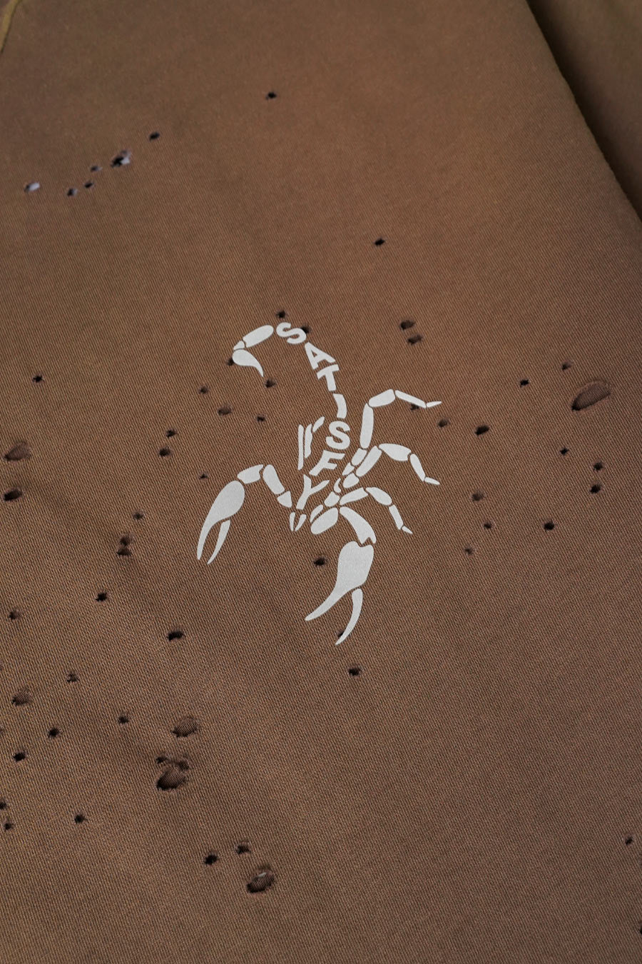 SATISFY - BROWN MOTHTECH LOGO T-SHIRT - LE LABO STORE