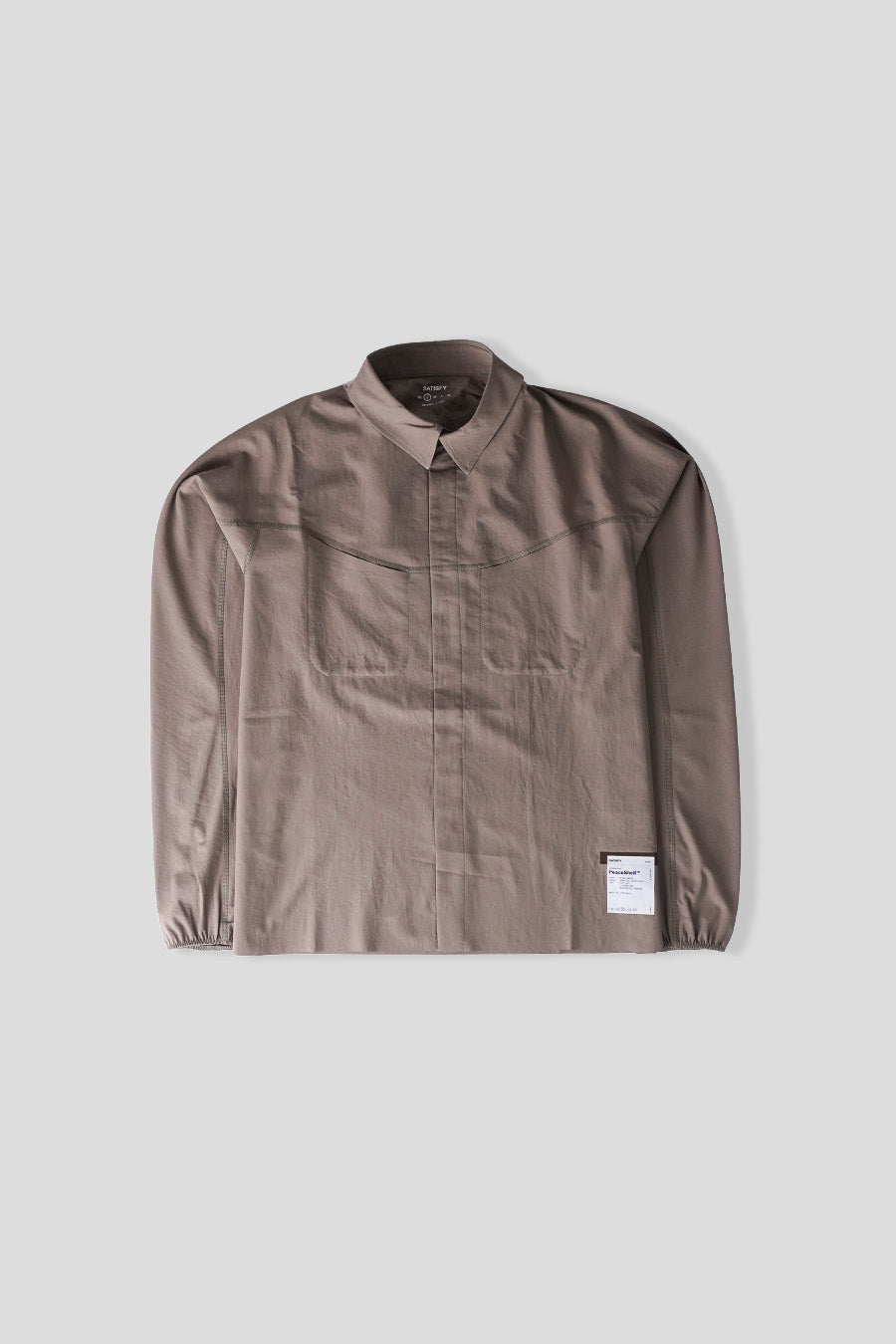 SATISFY - BROWN PEACESHELL SHIRT - LE LABO STORE