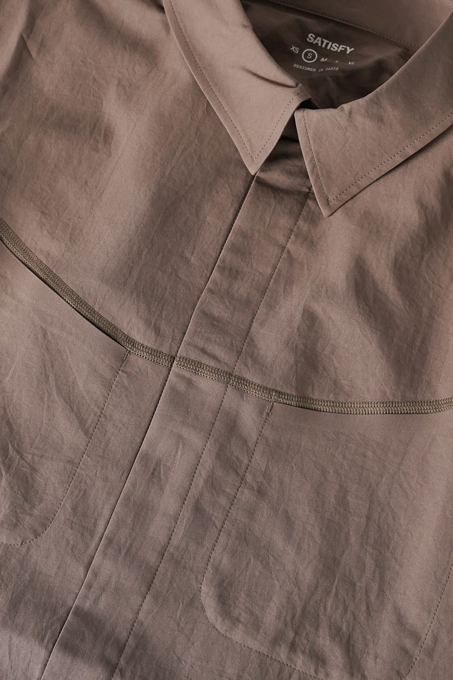 SATISFY - BROWN PEACESHELL SHIRT - LE LABO STORE