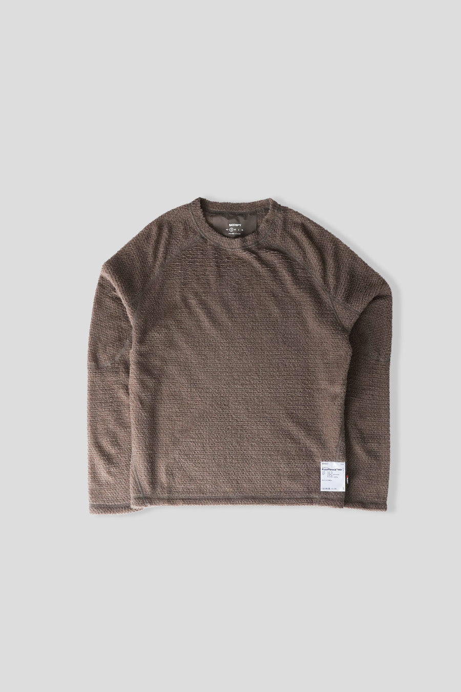 SATISFY - T-SHIRT À MANCHES LONGUES FUZZFLEECE FALCON - LE LABO STORE