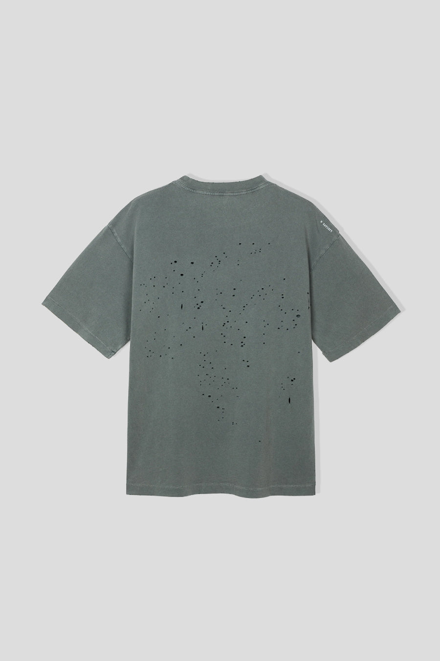 SATISFY - FADED BLACK MOTH TECH LOGO T-SHIRT - LE LABO STORE