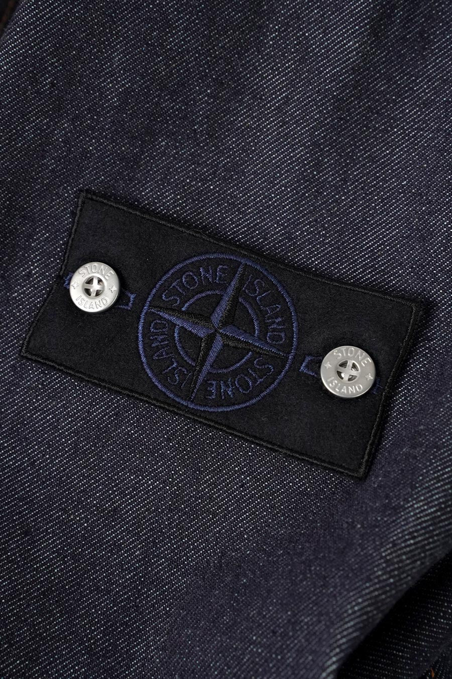 Stone Island - VESTE INDIGO DENIM BLEU BRUT - LE LABO STORE