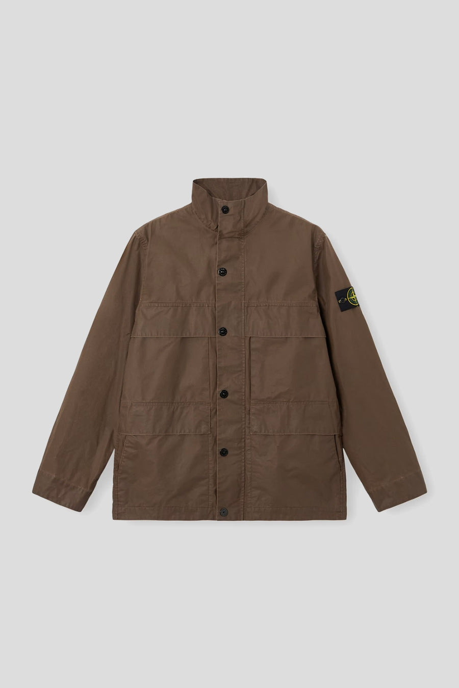 Stone Island - VESTE WAXED PIGMENT MARRON - LE LABO STORE