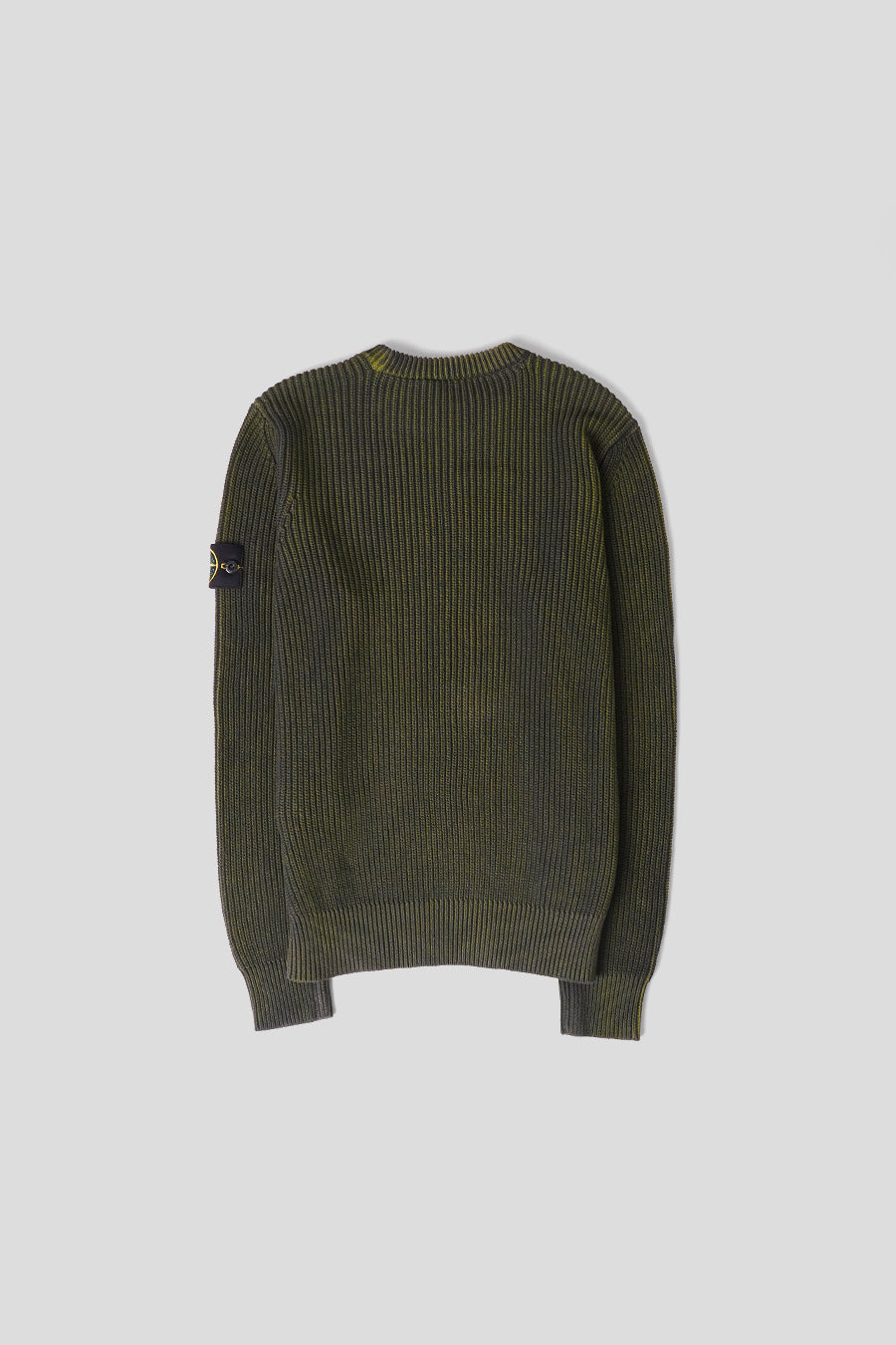 Stone Island - DARK GREEN KNITTED SWEATER - LE LABO STORE