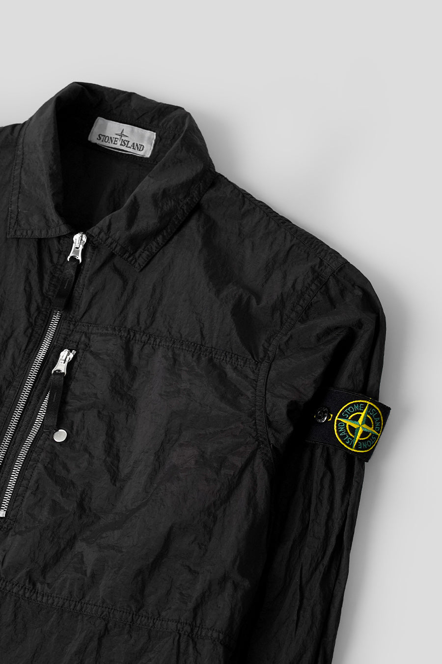Stone Island - SURCHEMISE NYLON METAL NOIRE - LE LABO STORE