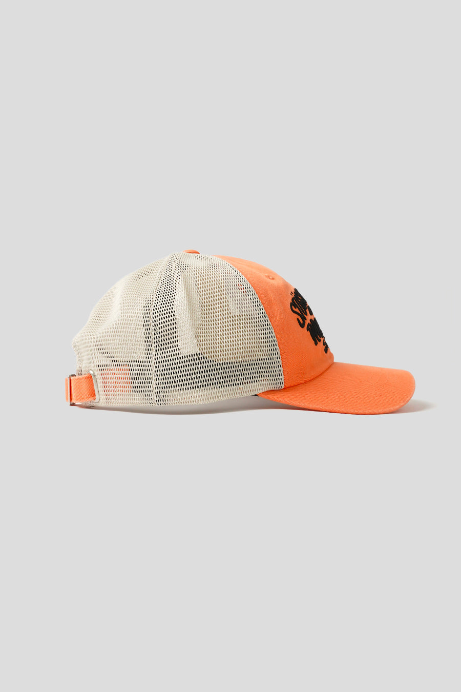 Stussy - ORANGE LOW PROFILE WORKGEAR STRAPBACK CAP - LE LABO STORE