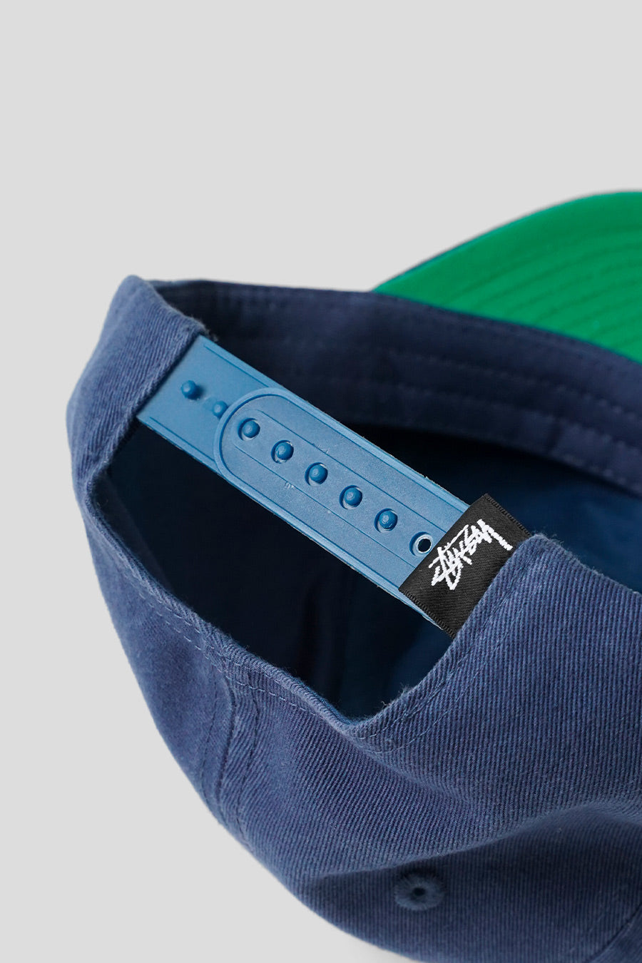 Stussy - DEEP BLUE MID-DEPTH BIG STOCK CAP - LE LABO STORE