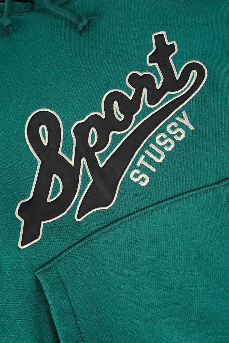 Stussy - HOODIE SATIN PATCH OVERSIZED VERT - LE LABO STORE