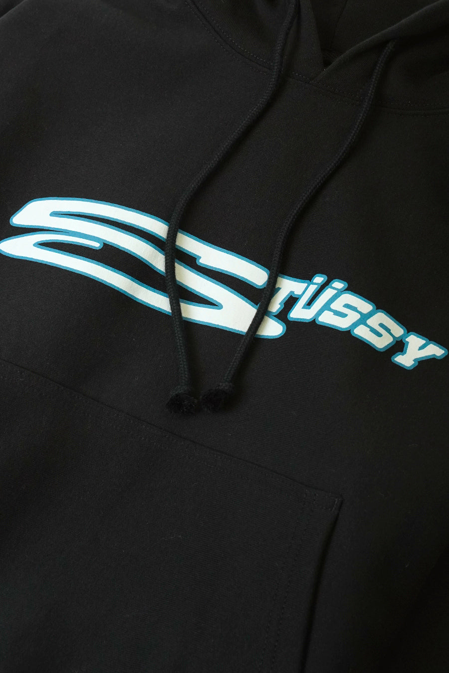Stussy - BLACK STRETCH HOODIE - LE LABO STORE