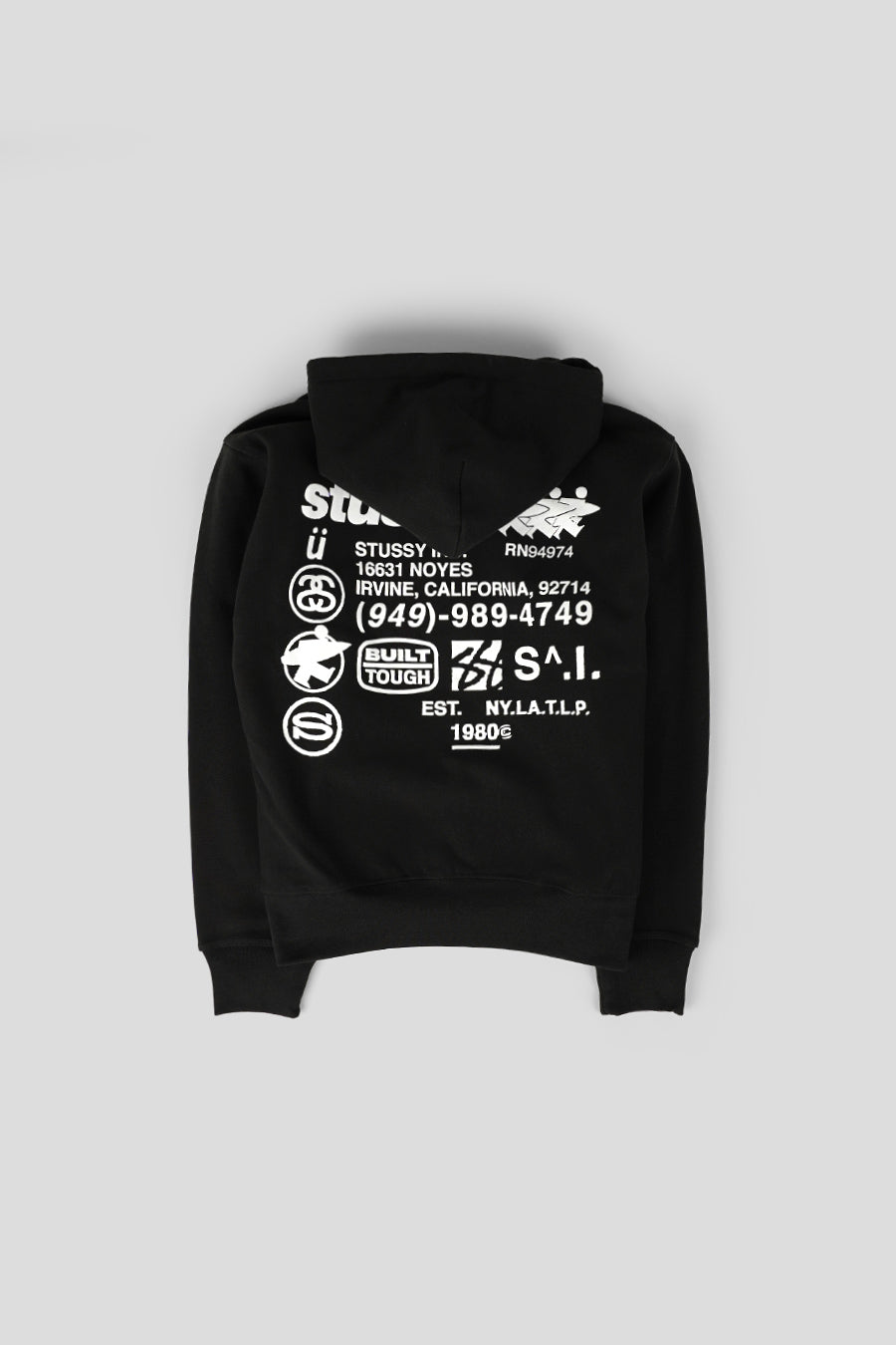 Stussy - HOODIE ZIPPÉ DNA NOIR - LE LABO STORE