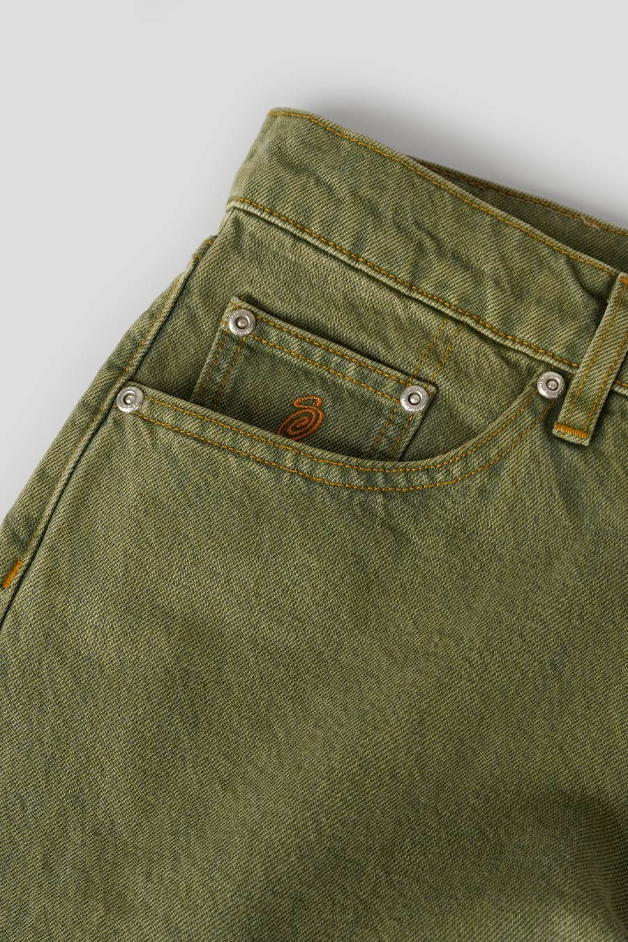 Stussy - JEAN BIG OL DENIM VERT - LE LABO STORE