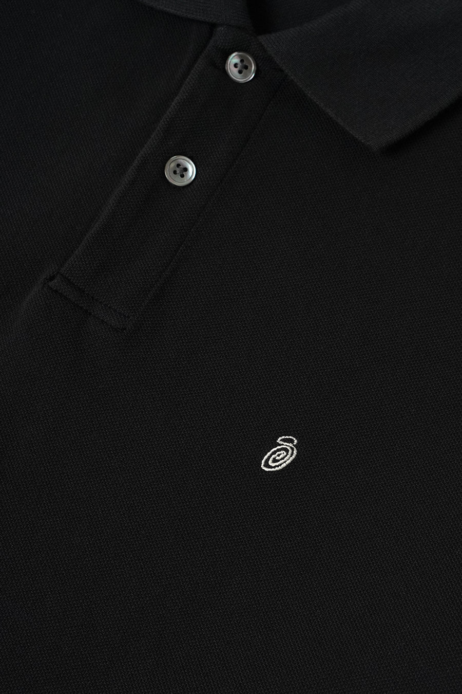 Stussy - POLO CLASSIC PIQUE NOIR - LE LABO STORE
