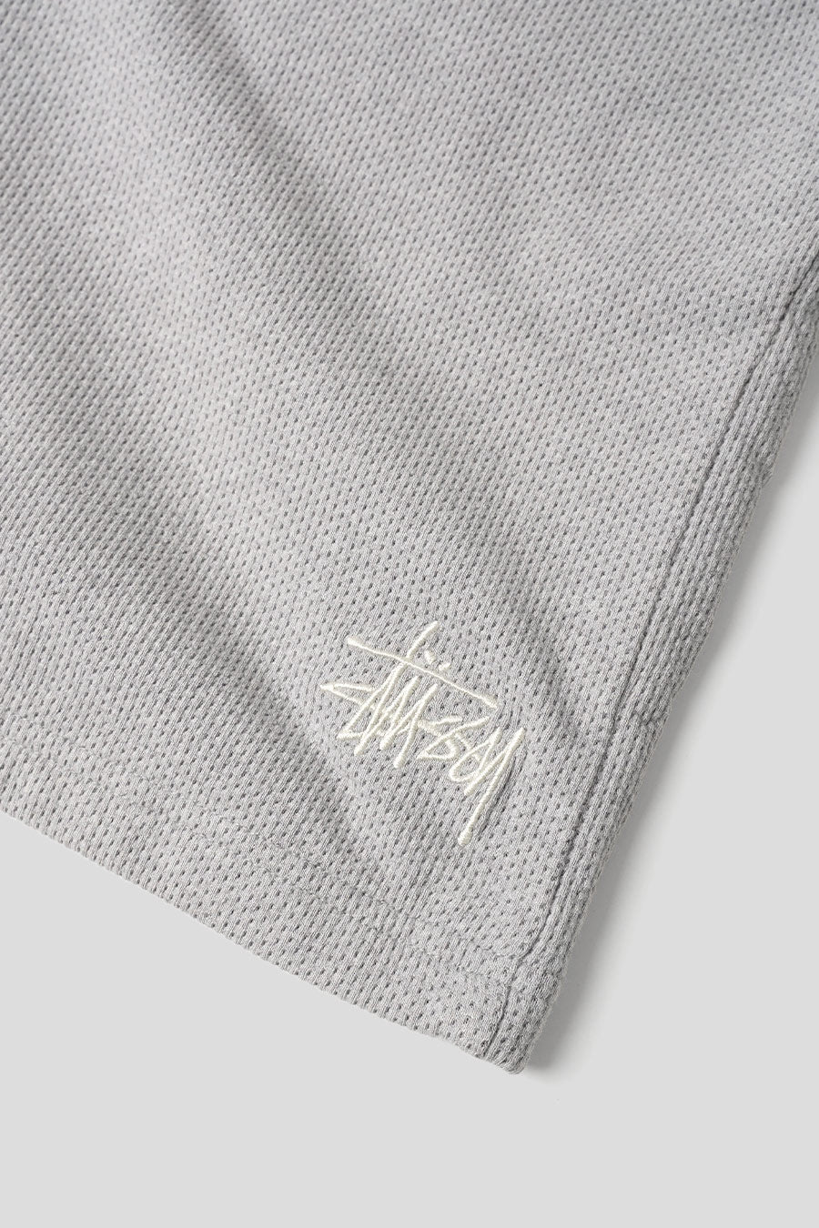 Stussy - SHORT DOUBLE LAYER JERSEY GRIS - LE LABO STORE