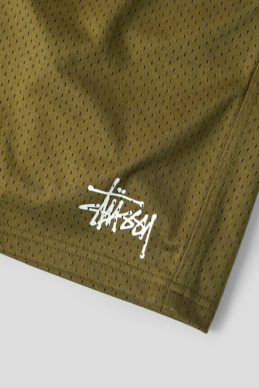 Stussy - OLIVE MESH BASIC SHORT - LE LABO STORE