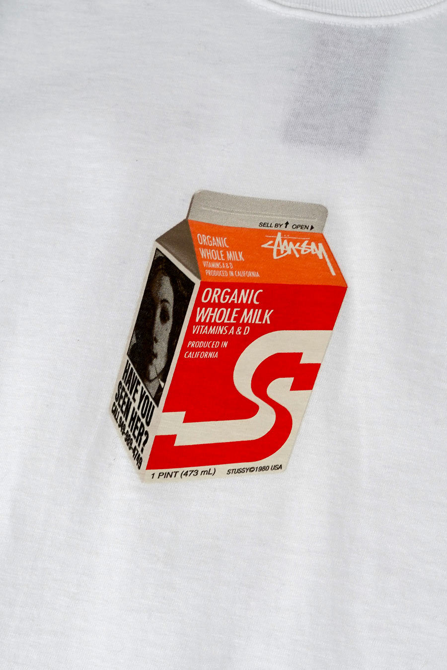 Stussy - T-SHIRT MILK BLANC - LE LABO STORE