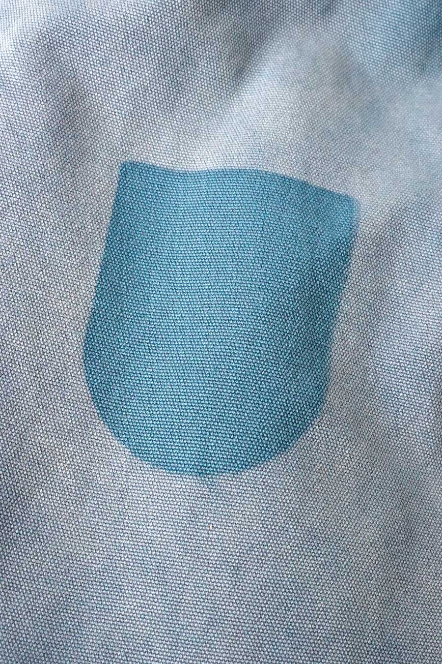 Stussy - BLUE GHOST LOGO CANVAS VARSITY JACKET  - LE LABO STORE