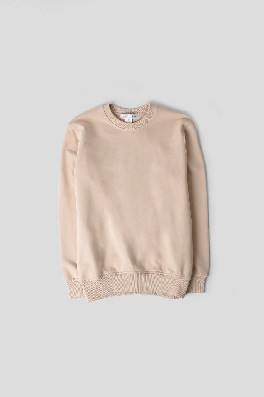 Comme des garçons SHIRT - BEIGE CDG SHIRT SWEATSHIRT - LE LABO STORE