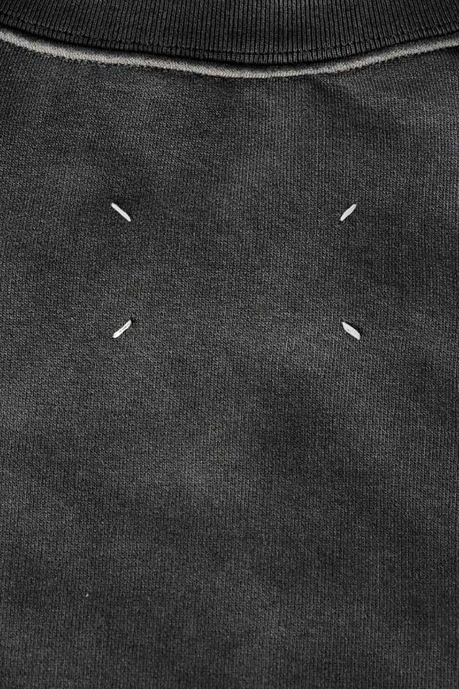 Maison Margiela - SWEATSHIRT NOIR DÉLAVÉ - LE LABO STORE