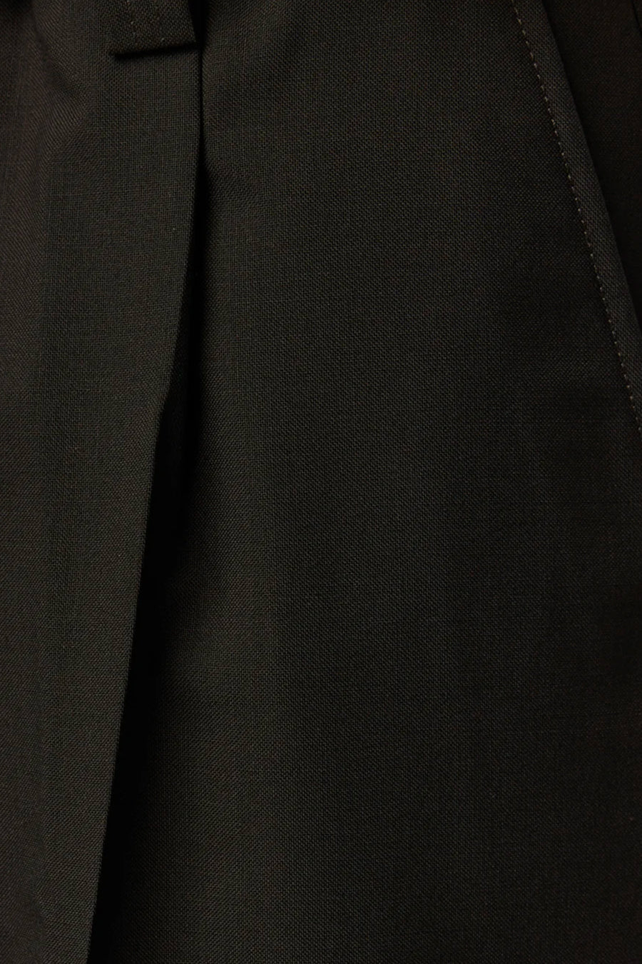 mfpen - PANTALON SERVICE DRY WOOL MARRON FONCÉ - LE LABO STORE