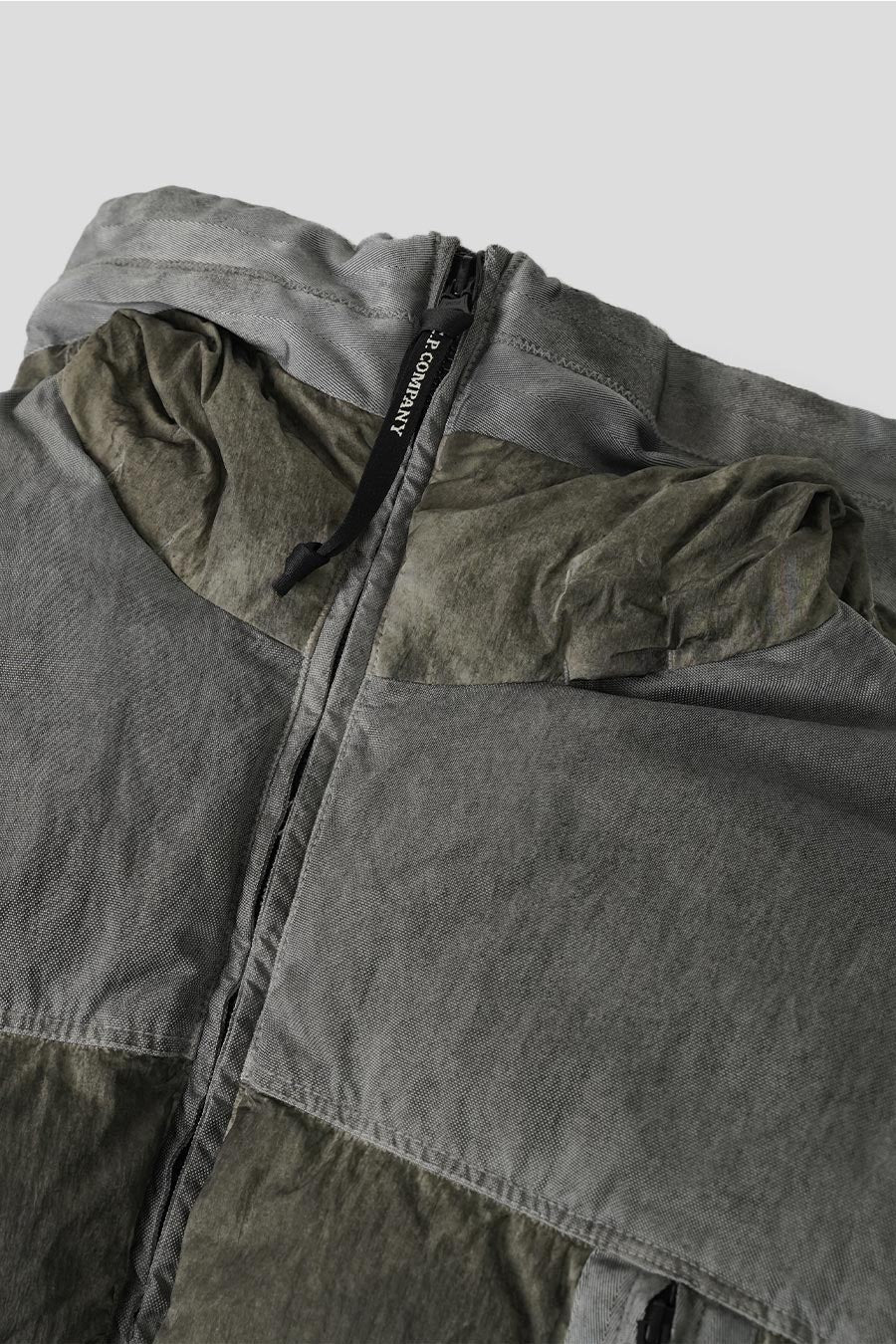 CP COMPANY - DOUDOUNE ECO-CHROME R MIXED GOGGLE NOIRE DÉLAVÉE - LE LABO STORE
