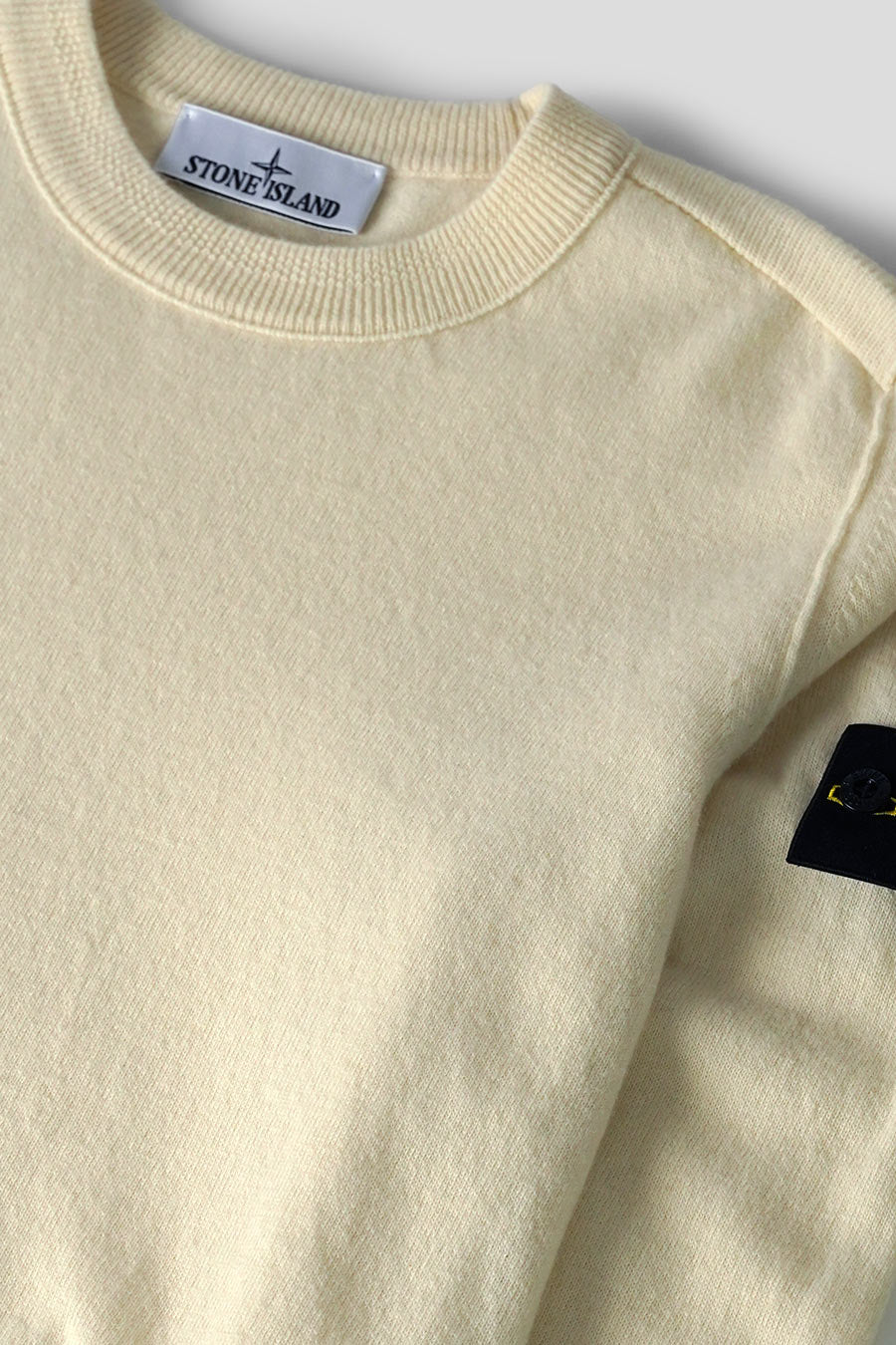 Stone Island - PULL RWS GEELONG WOOL IVOIRE - LE LABO STORE