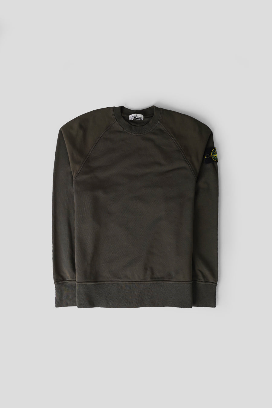 Stone Island - CREWNECK ORGANIC COTTON FLEECE MARRON - LE LABO STORE