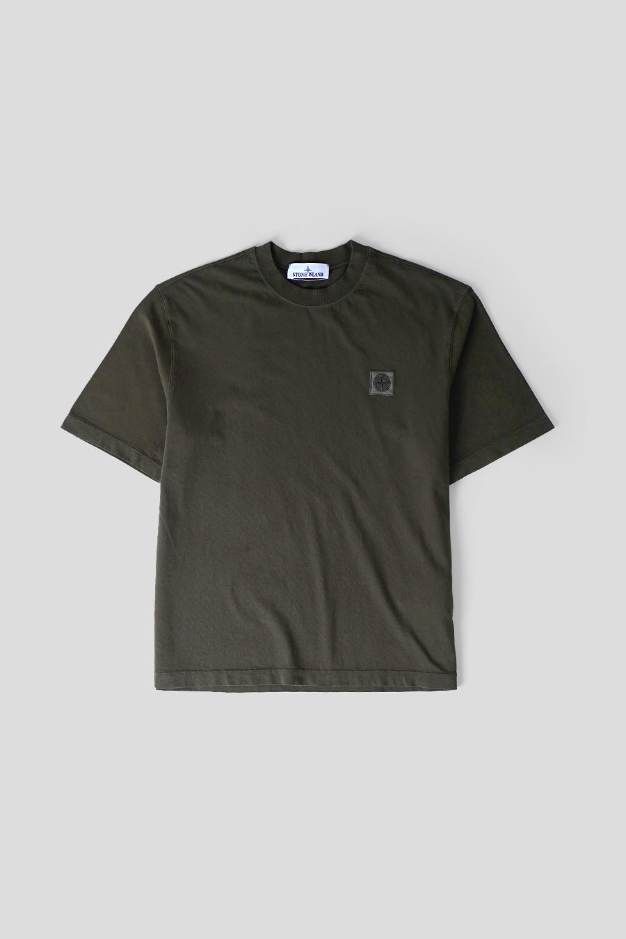 Stone Island - T-SHIRT COMPASS PATCH GRIS CHARBON - LE LABO STORE